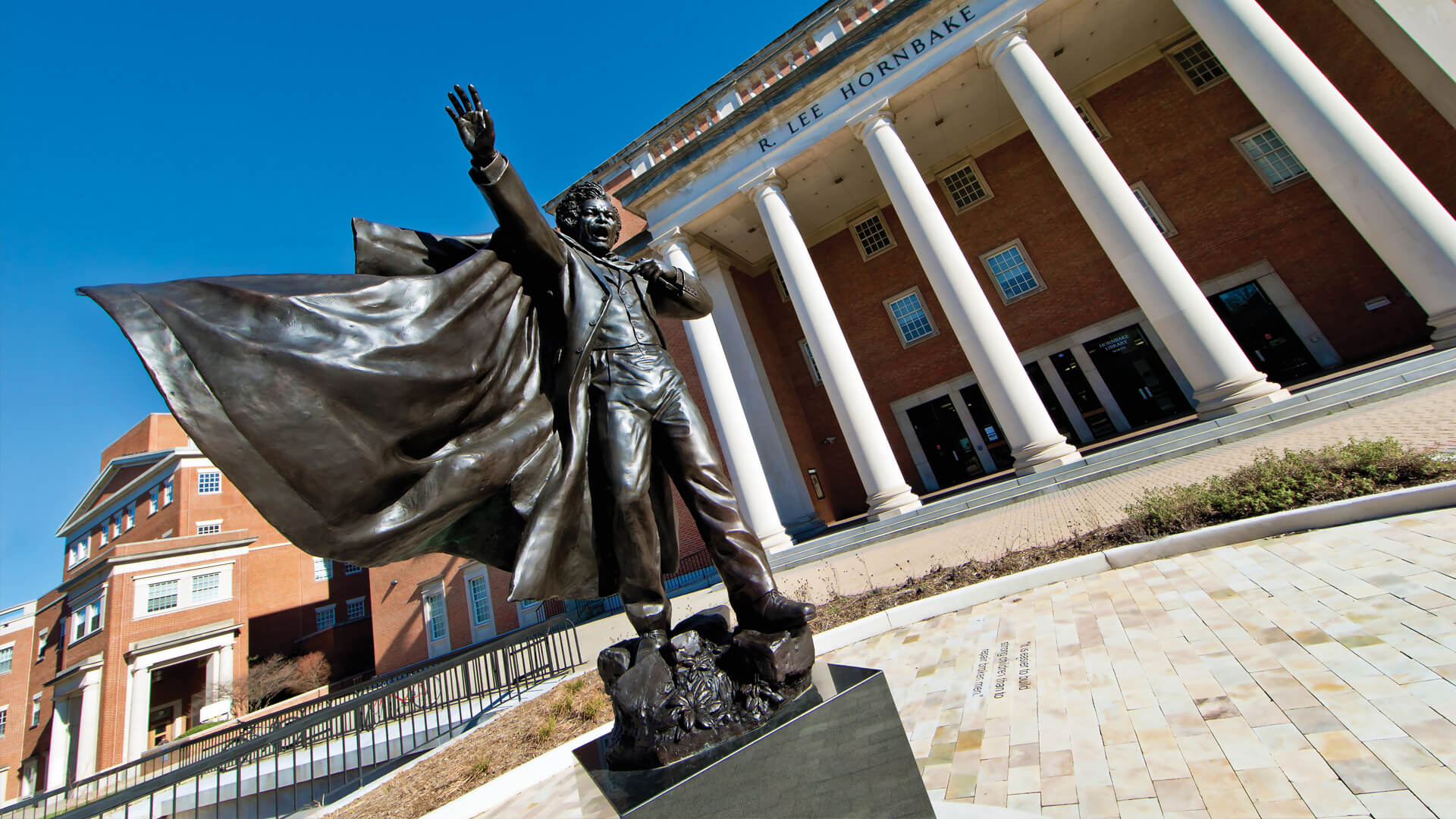 Douglass in Hornbake Plaza