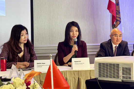 picture of Ryna at the US-China Summit