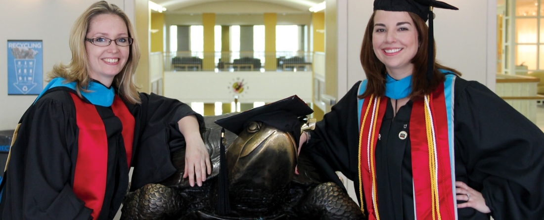 Two graduates