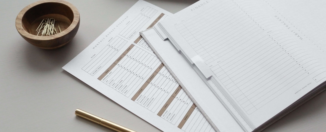 image of budget book