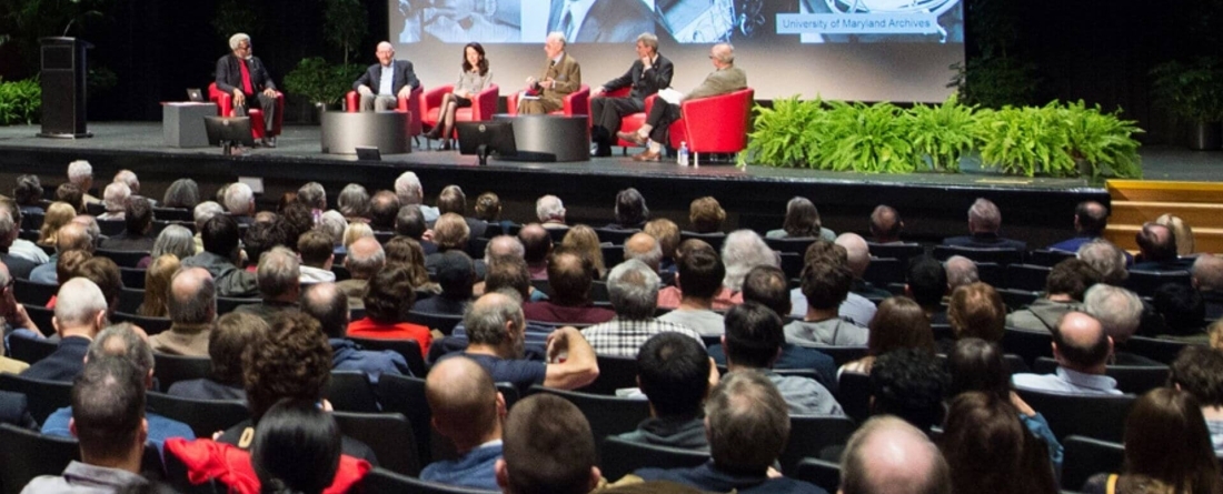 Image of Jim Gates on stage