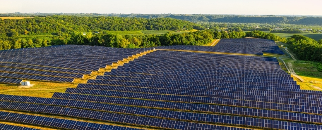 picture of solar panel farm